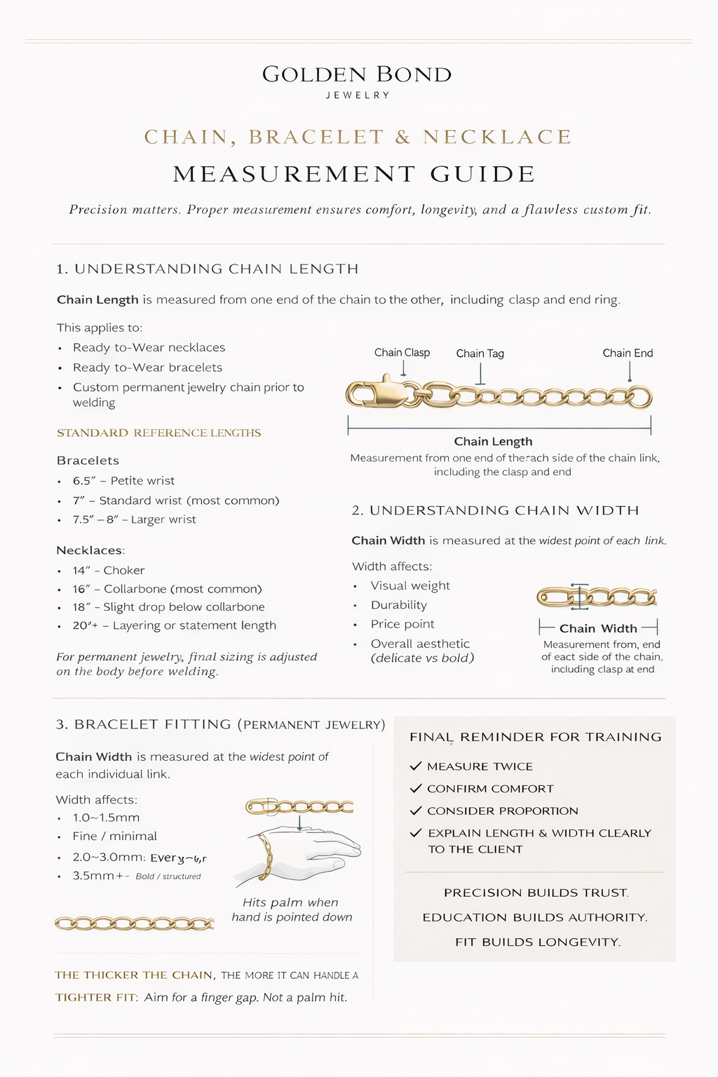 Jewelry Sizing Guide: How to Measure for the Perfect Fit