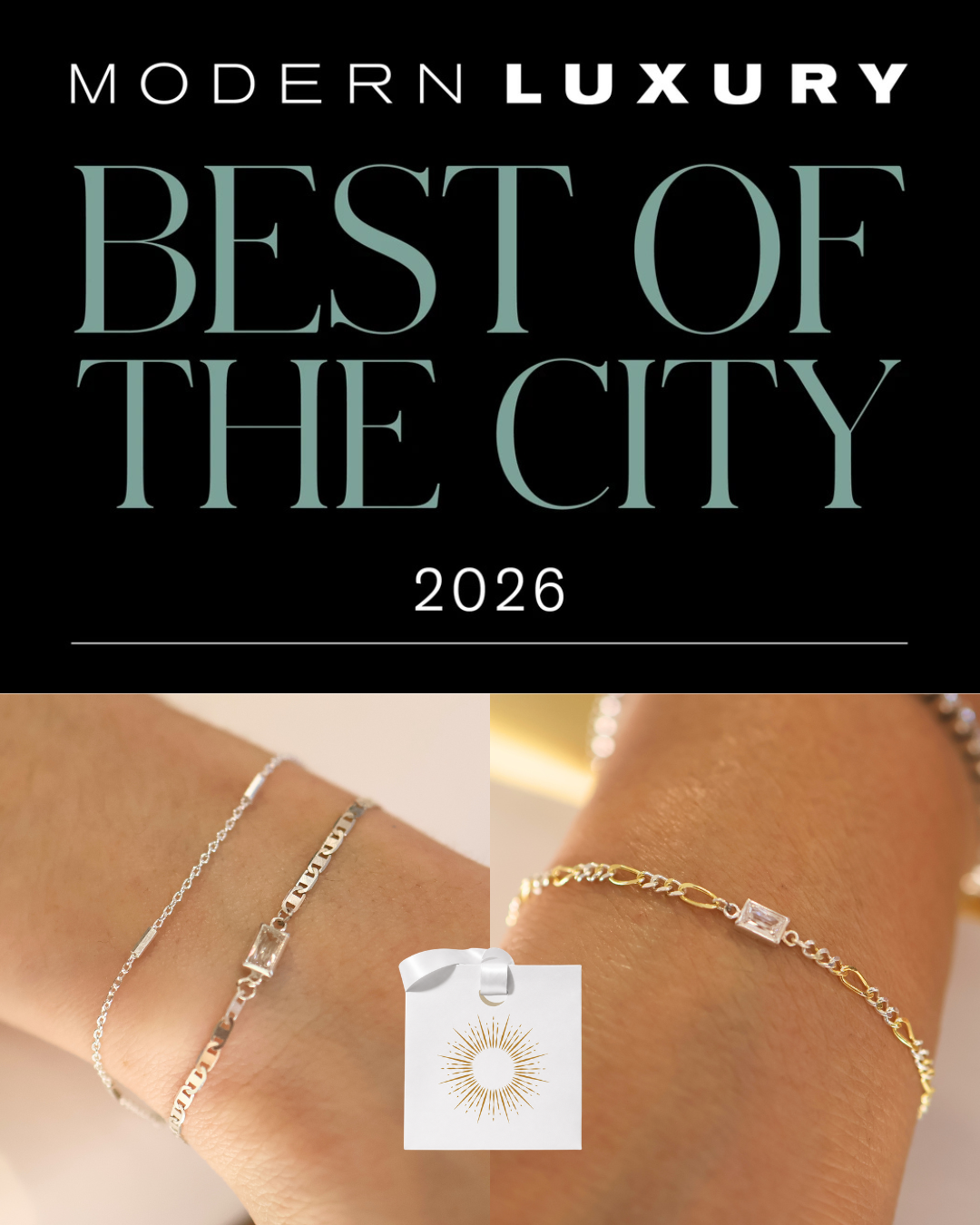 Modern Luxury DC Best of the City 2026 - Golden Bond, Best Permanent Jewelry