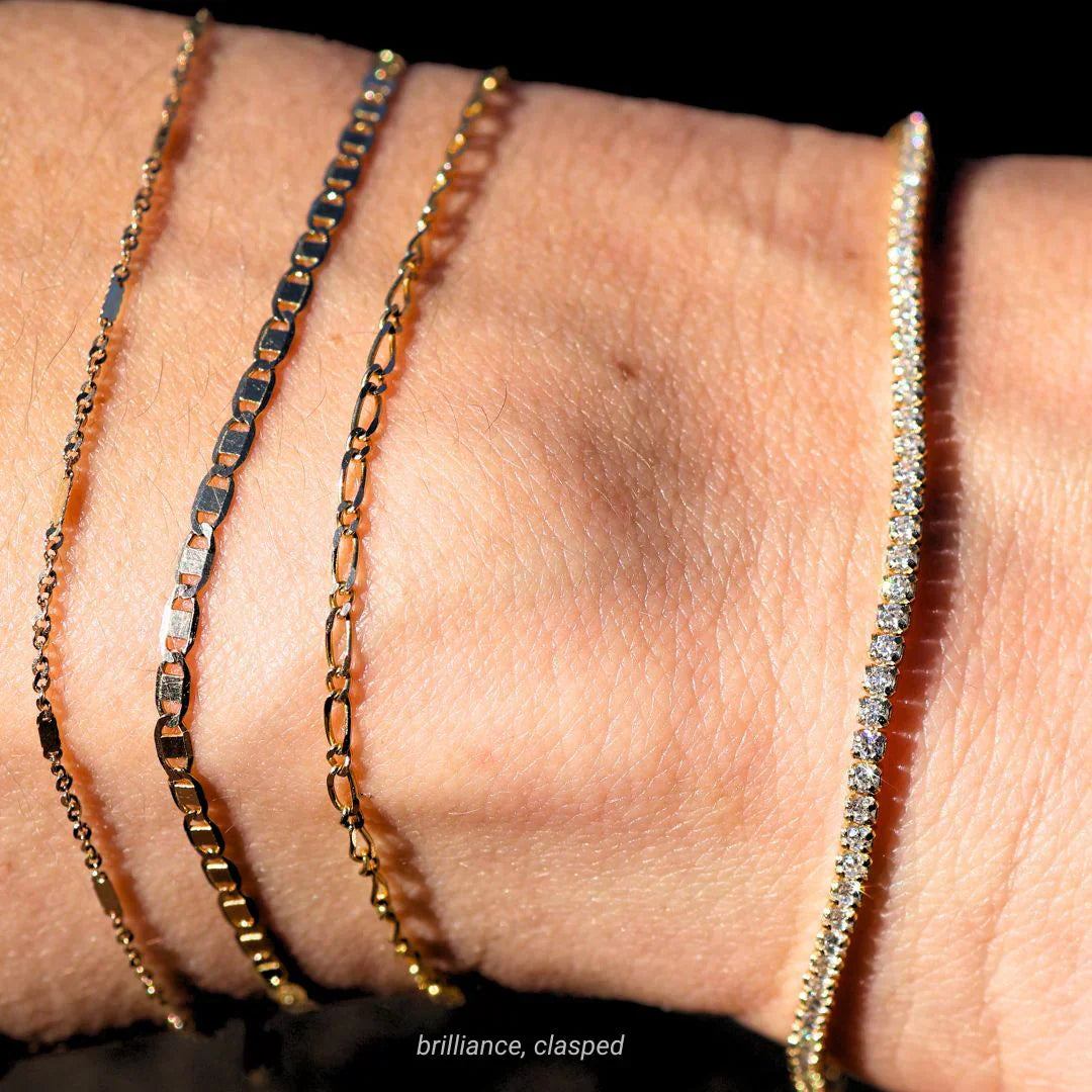 Lumineer Tennis Bracelet ready-to-wear collection Golden Bond Northern Virginia