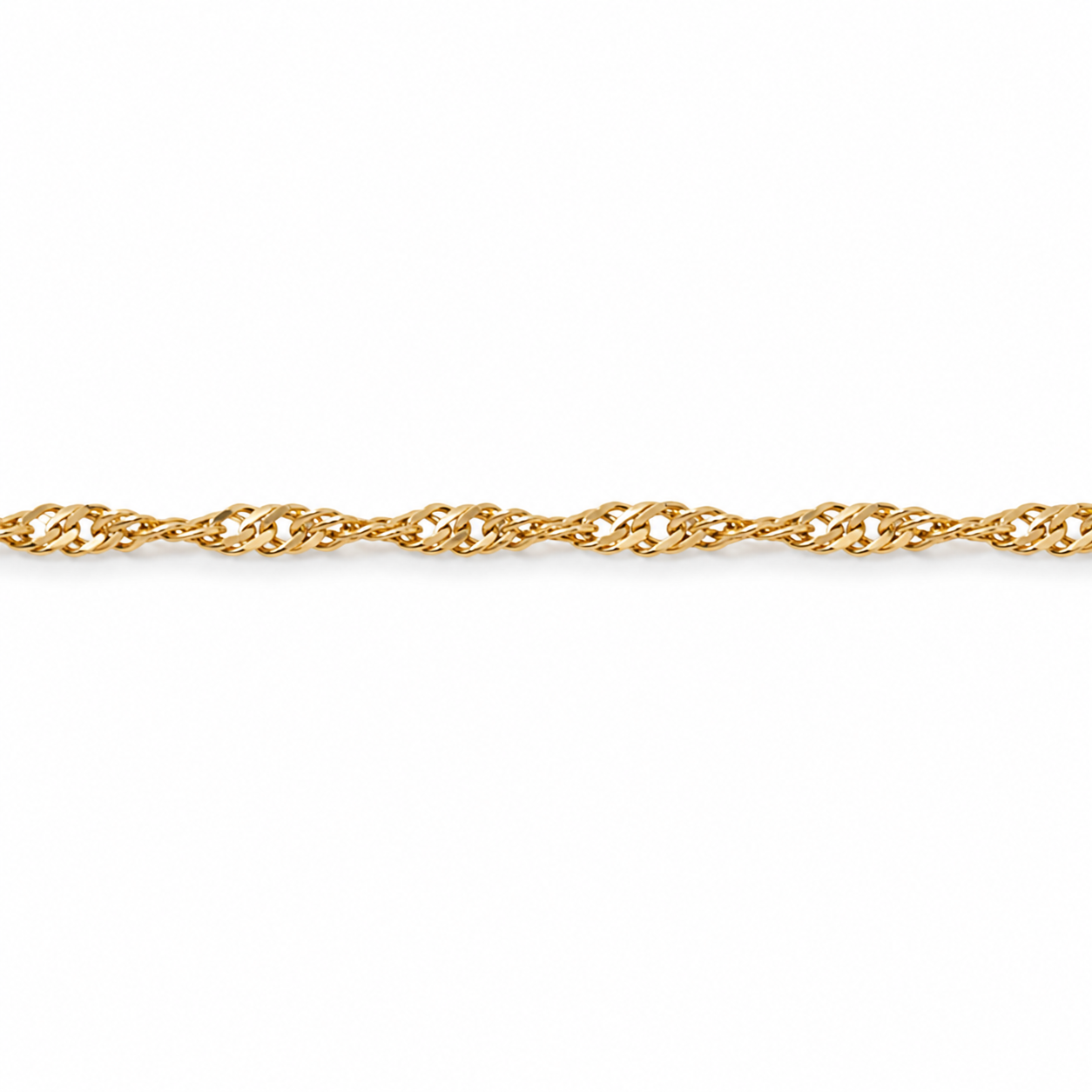 Alexia Twister - Permanent Bracelet in 14kGF Yellow