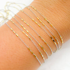 Cosmos │ 14K Gold Fill │ Permanent Bracelet