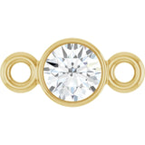 Solitaire Diamond Bracelet Charm