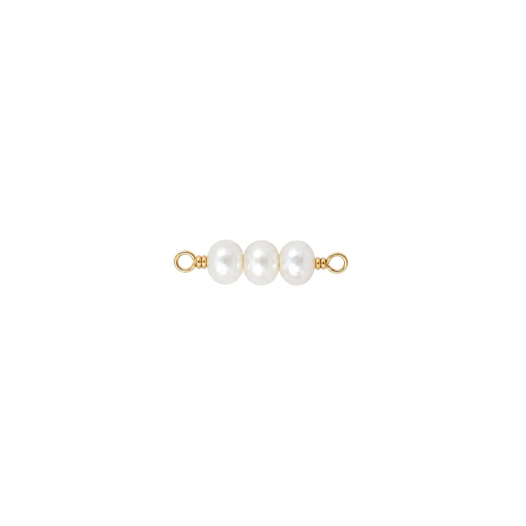 Freshwater Three Pearl Charm