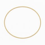 Cash Curb - Infinity Bracelet - 14k Solid Gold