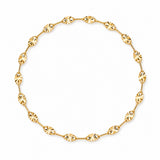 Starlight Chain Luxe | 14K Solid Gold | Permanent Bracelet — Golden Bond