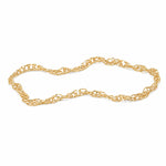 14k Solid Gold Chain Ring by Golden Bond Jewelry