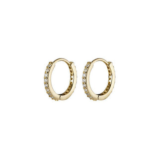 Everyday Pavé Hoop Earrings