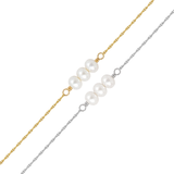 Freshwater Three Pearl Charm