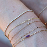 Lumineer 18k Tennis Bracelet