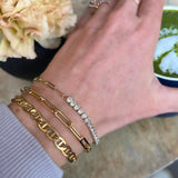 Duo Luxe 18k Tennis Bracelet