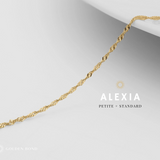 Alexia Bracelet - Modern Gold | The Gold Twister Chain