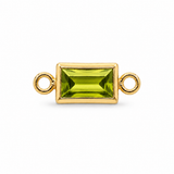 Baguette Bracelet Charm, By Month