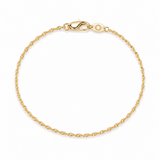 Alexia Twister - Luxe Solid Gold - Anklet