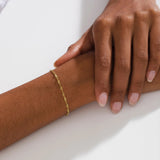 Alexia Bracelet - Modern Gold | The Gold Twister Chain