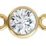 April Birthstone Bracelet Connector