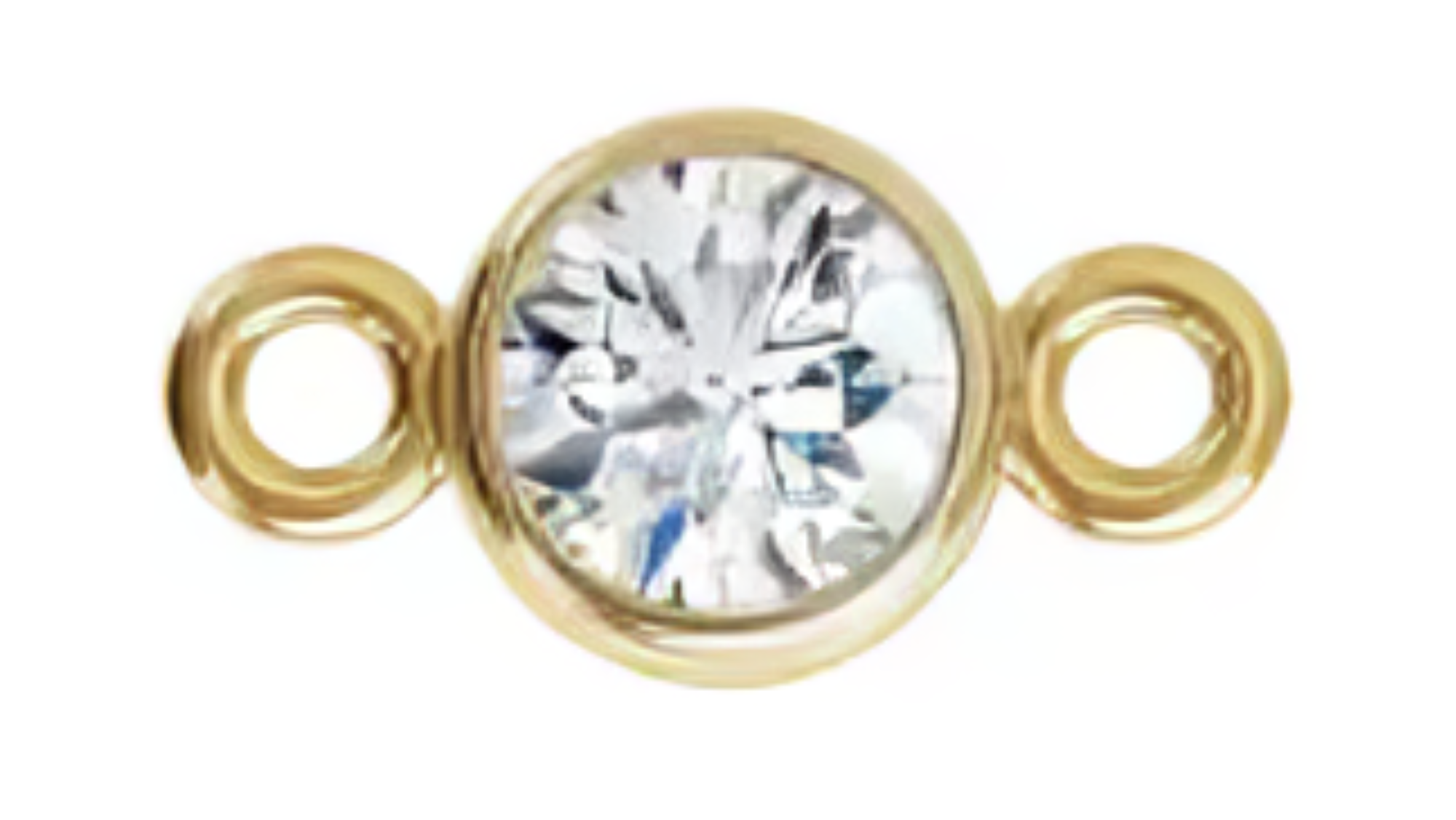 April Birthstone Bracelet Connector