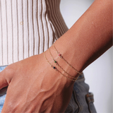 Single Solitaire Birthstone Bracelet