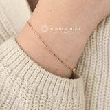 Bitty Bracelet 14k - The Little Shadow - 14k Modern Yellow Gold Fill Jewelry