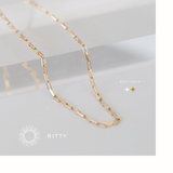Permanent jewelry Chain, Box Chain Style