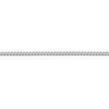 Silver permanent jewelry chain DC VA MD. Seen on a white background