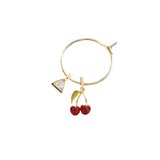 Fruit Drink Charms - Wine, Bracelet & Ribbon