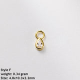 Diamond Teardrop Charm
