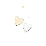 Smooth Heart Charm - Engrave it!