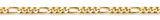 Hunk, Sleek - Modern 14K Gold Fill - 3.3mm Figaro Bracelet