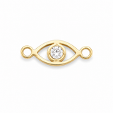 Evil Eye Charm - Bracelet Connector