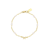 Little Bow Pearl Charm Bracelet