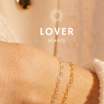 Gold Heart Permanent Bracelet in Great Falls Virginia Custom