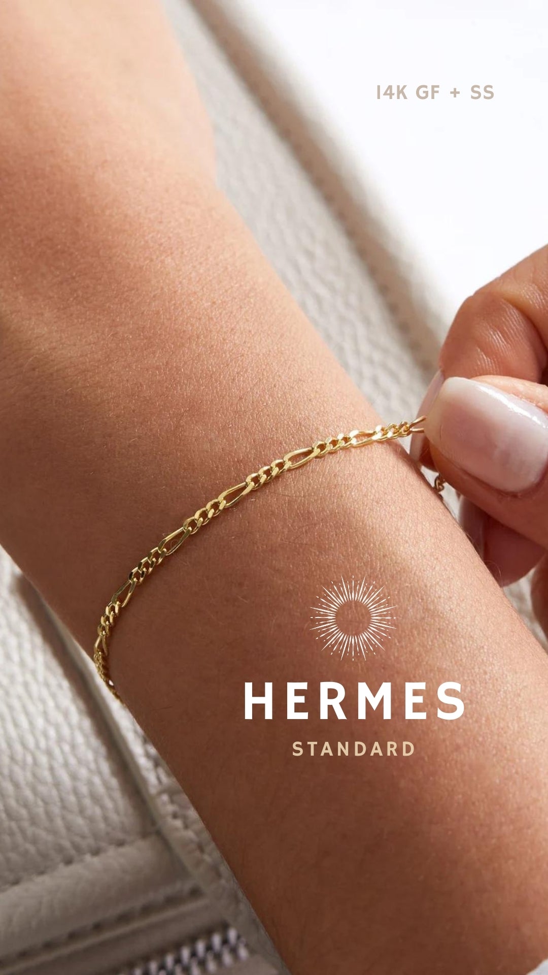 Gold Permanent Bracelet in Great Falls Virginia Custom