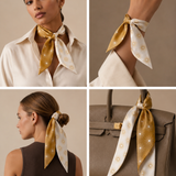 The Golden Bond Signature Silk Scarf
