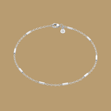 Halcyon - Infinity Bracelet - 925 Silver Bars