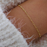 Hermes Figaro │ 14K Gold Fill │ Permanent Bracelet