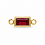 Baguette Bracelet Charm, By Month