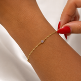 June Bracelet Birthstone Charm