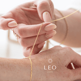 Leo Link - 14k Gold Figaro Bracelet