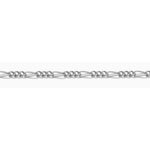 Permanent Jewelry DC VA MD - Little Figaro chain on a white background