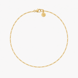 Lil Hermes Figaro -  14K Gold Fill - Infinity Bracelet Bond