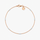 Rosê Lil Disco - Infinity Bond Bracelet - 14k Rose Gold Fill