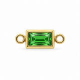 Baguette Bracelet Charm, By Month