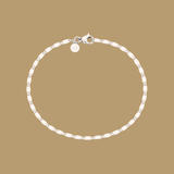 Marina - Flat Wrap Infinity Bracelet - 925 Sterling Silver