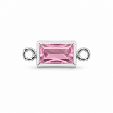 Baguette Bracelet Charm, By Month