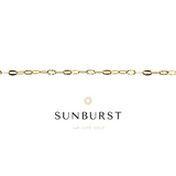 Sunburst Anklet - 14k Gold Luxe - The Radiance Chain