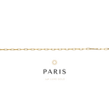 Paris Necklace - 14k Solid Gold