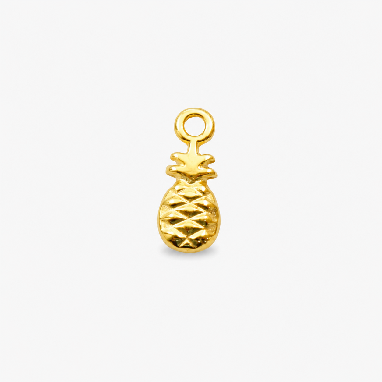 Pineapple jewelry charm for bracelets.