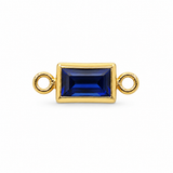 Baguette Bracelet Charm, By Month