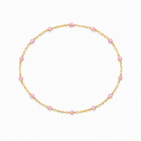 Pink Disco Shimmer - 14kGF Infinity Bond - Permanent Bracelet
