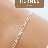 Silver Permanent Jewelry Hermes Figaro